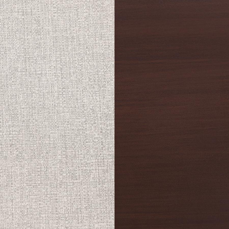 Zimmerlee 89-inch Metal Queen Canopy Bed Rust Brown