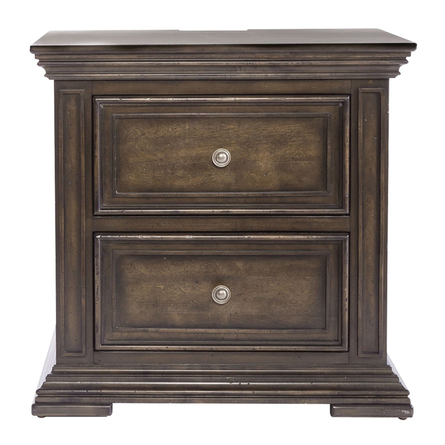 Big Valley 2 Drawer Nightstand with Charging Station