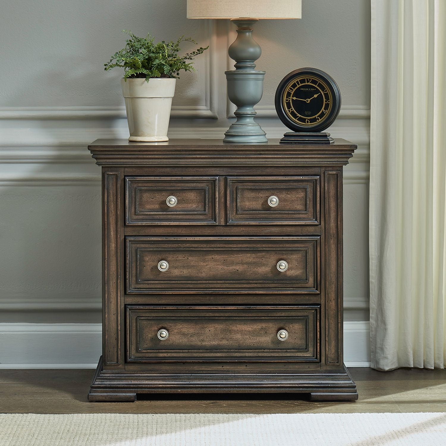 Big Valley Bedside Chest with Charging Station