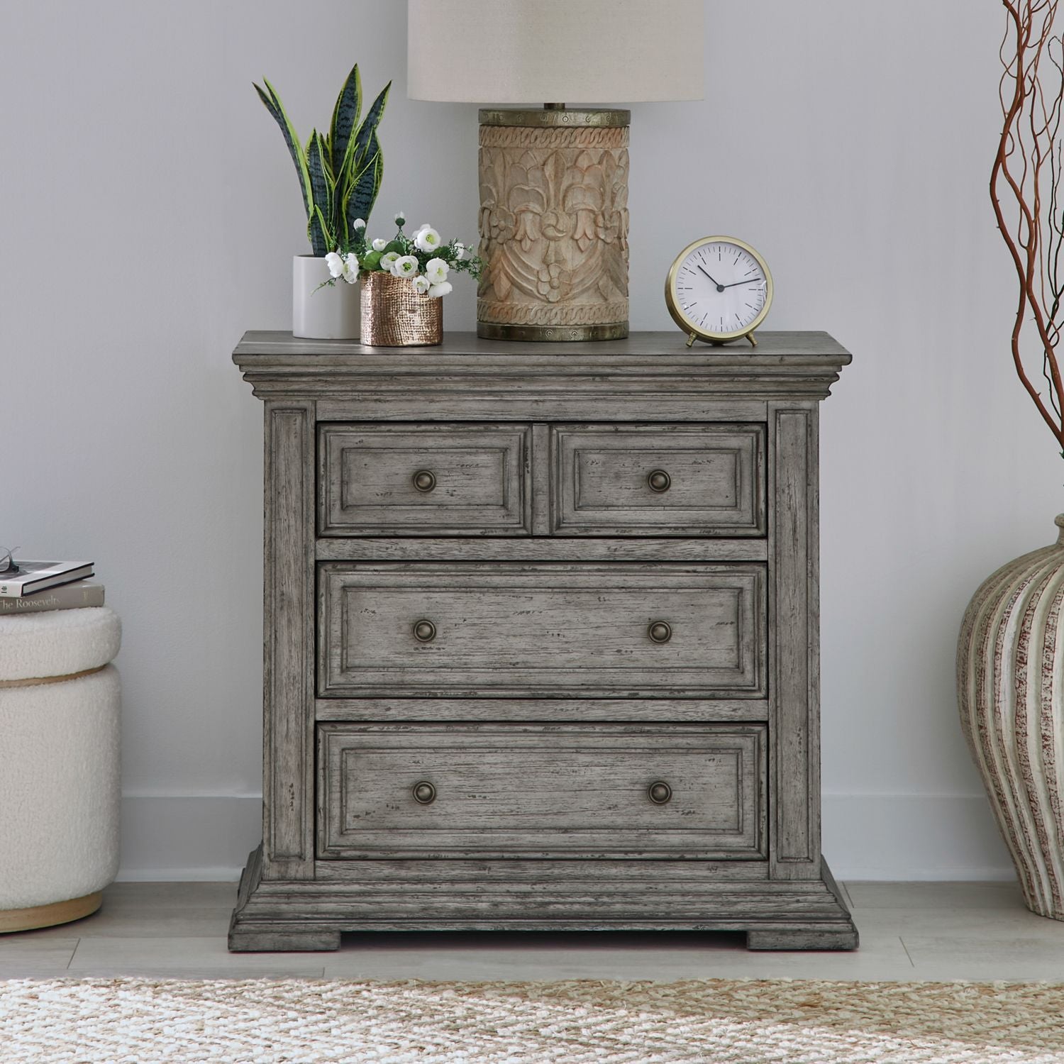 Big Valley Bedside Chest with Charging Station