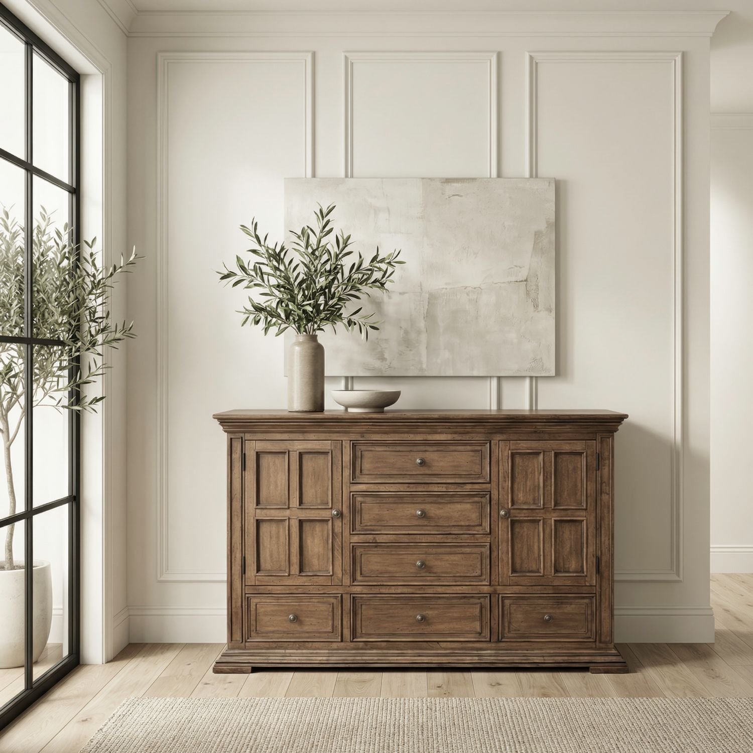 Big Valley 2 Door 6 Drawer Dresser