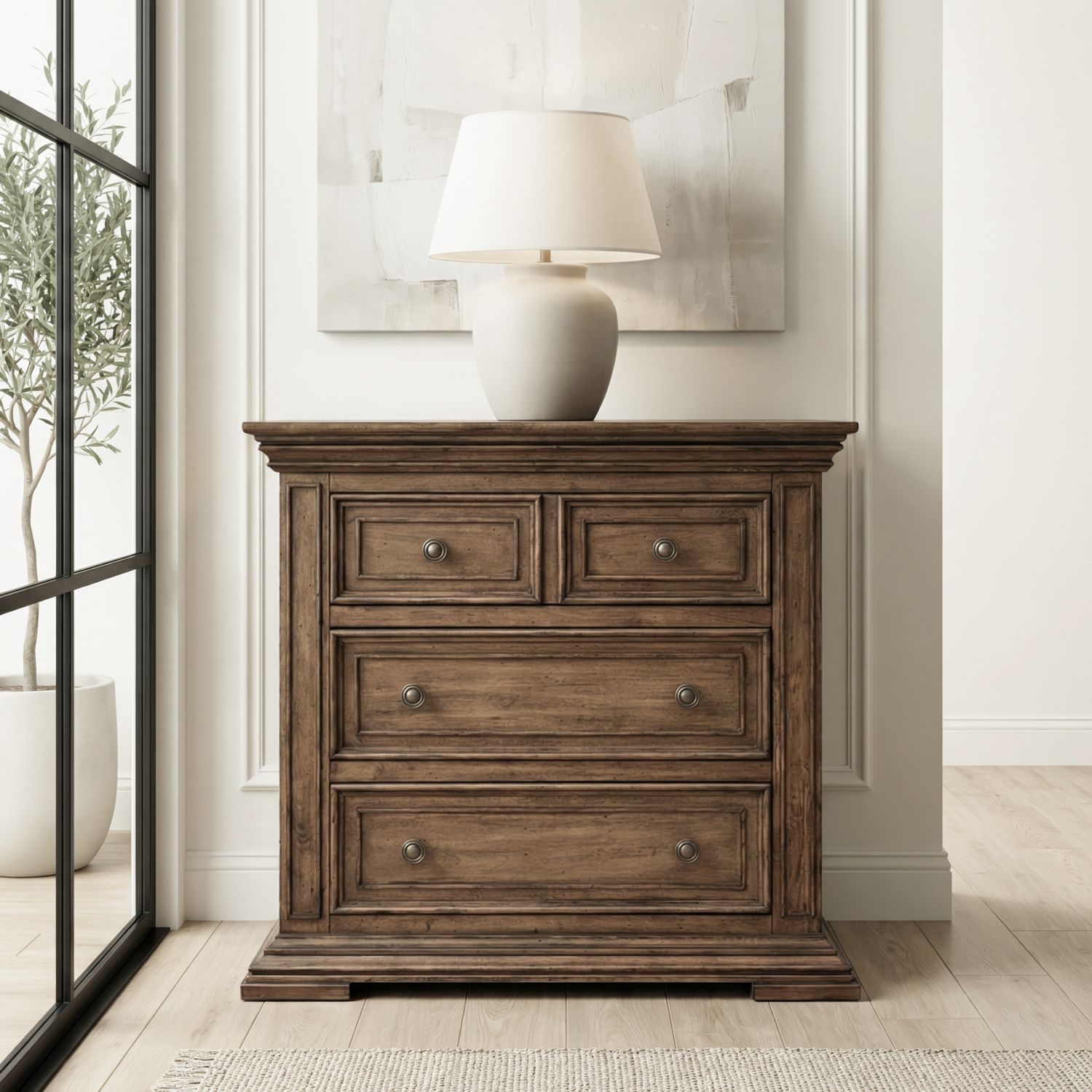 Big Valley Bedside Chest with Charging Station