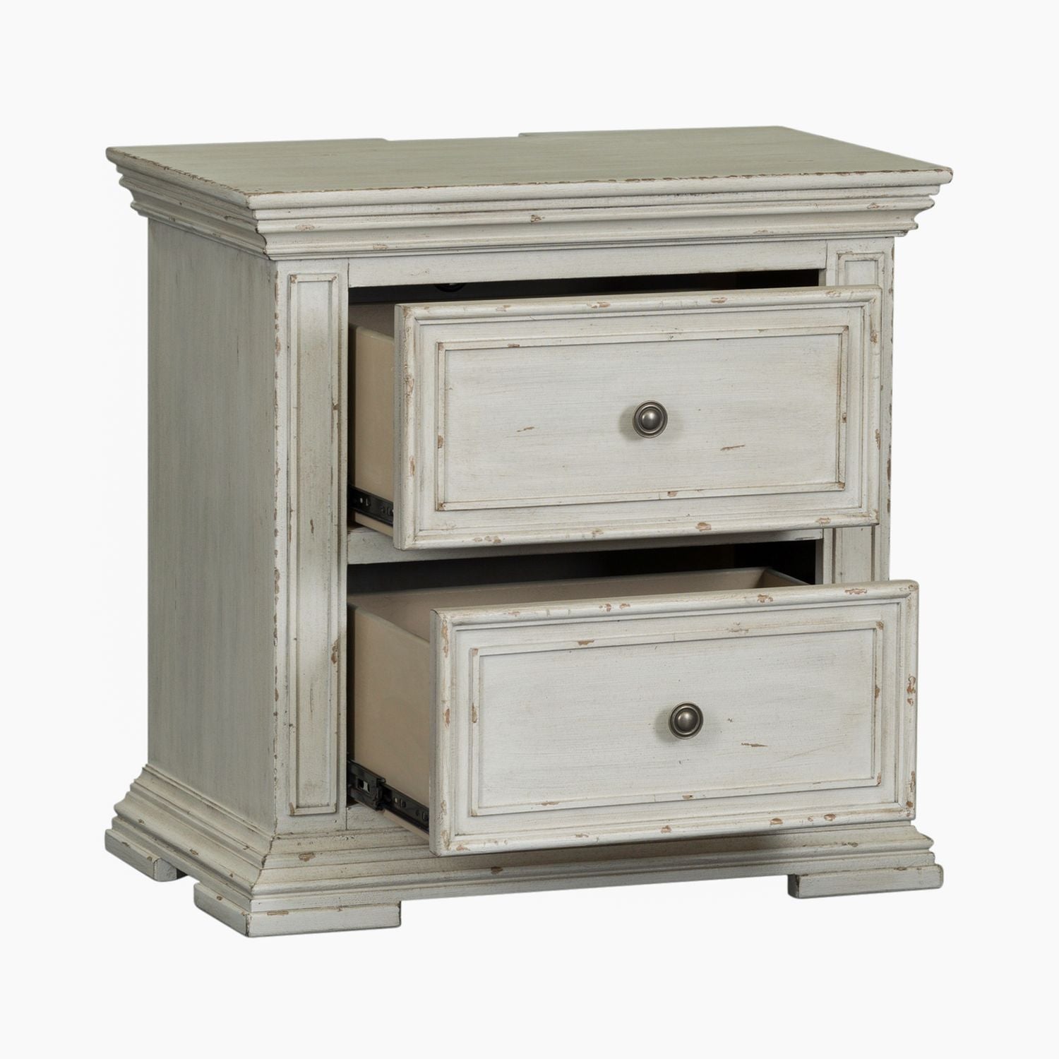 Big Valley 2 Drawer Nightstand with Charging Station