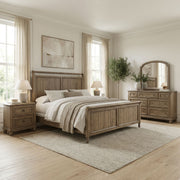 Homestead Haven King Sleigh Bed, Dresser & Mirror, Nightstand