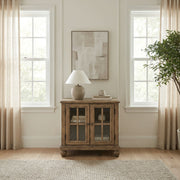 Homestead Haven Door Nightstand with Charging Station