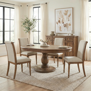Homestead Haven Opt 5 Piece Pedestal Table Set