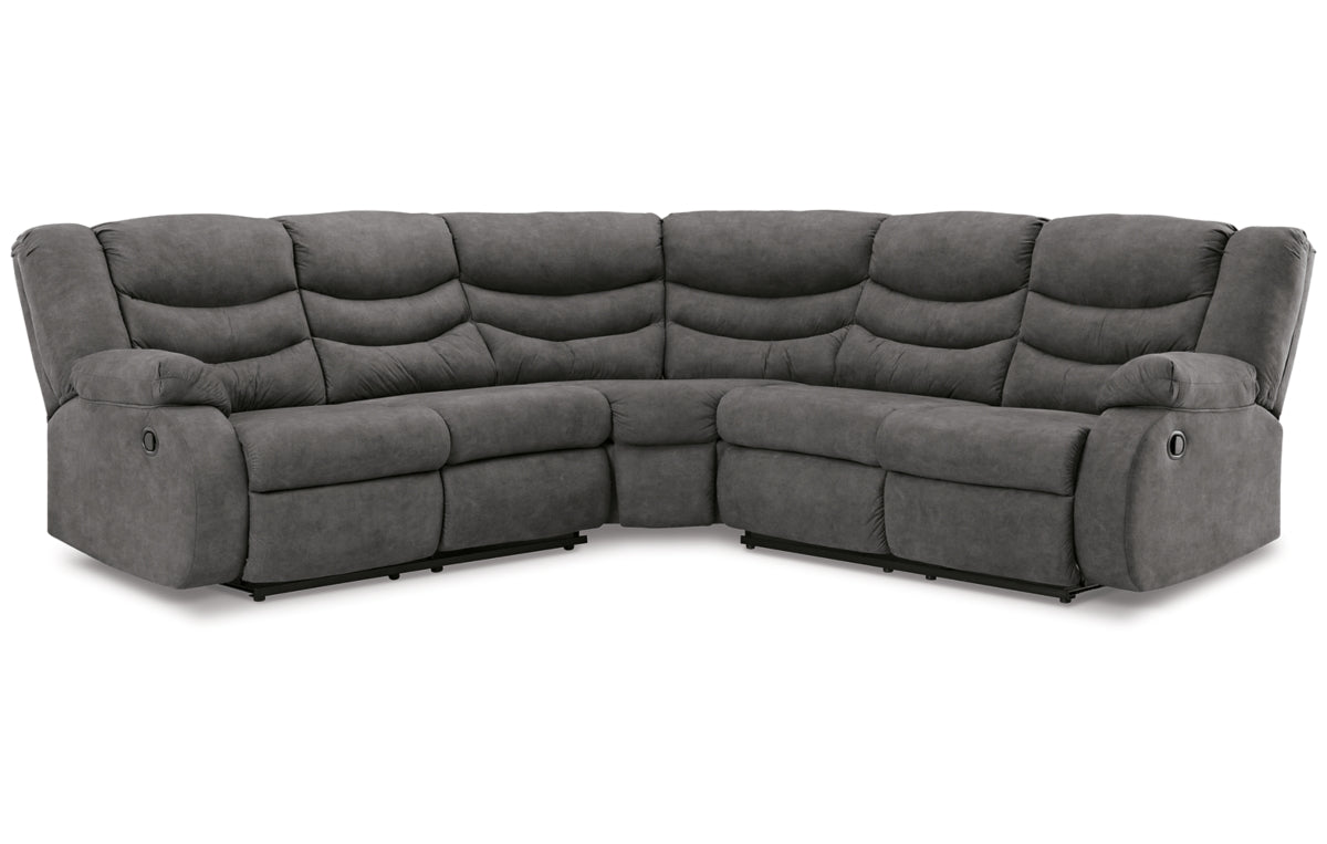 Partymate 2-Piece Reclining Sectional