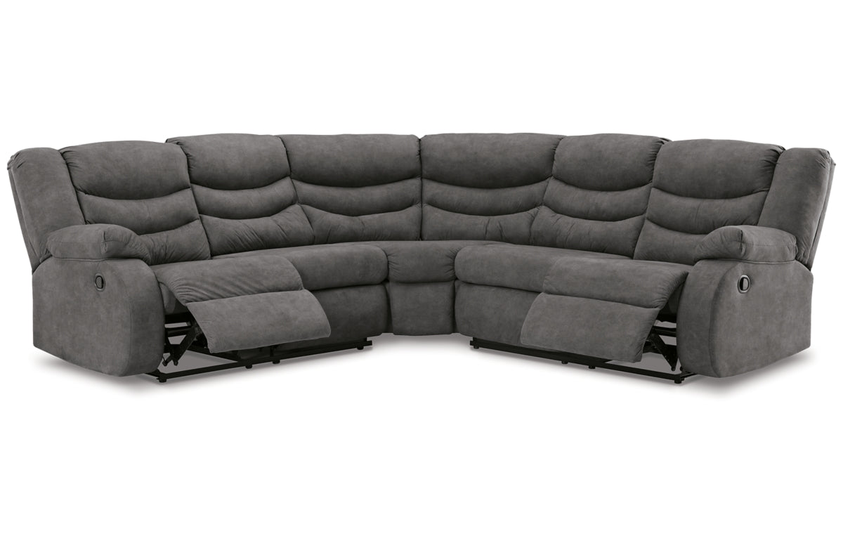 Partymate 2-Piece Reclining Sectional
