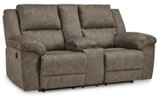 Laresview Reclining Loveseat with Console