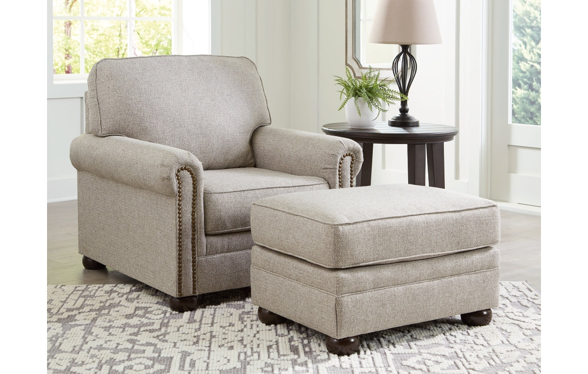 Gaelon Sofa, Loveseat, Chair and Ottoman