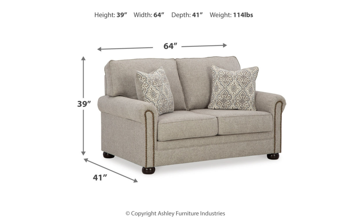 Gaelon Sofa, Loveseat, Chair and Ottoman