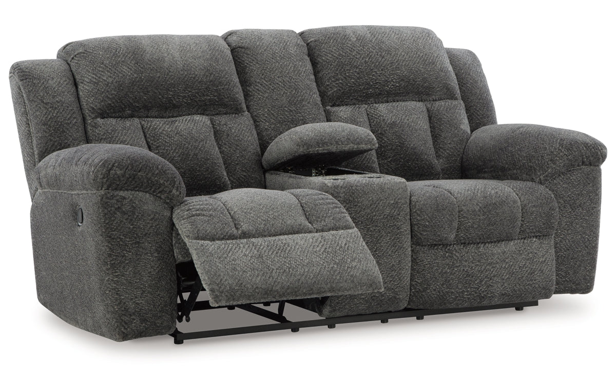 Frohn Reclining Loveseat with Console