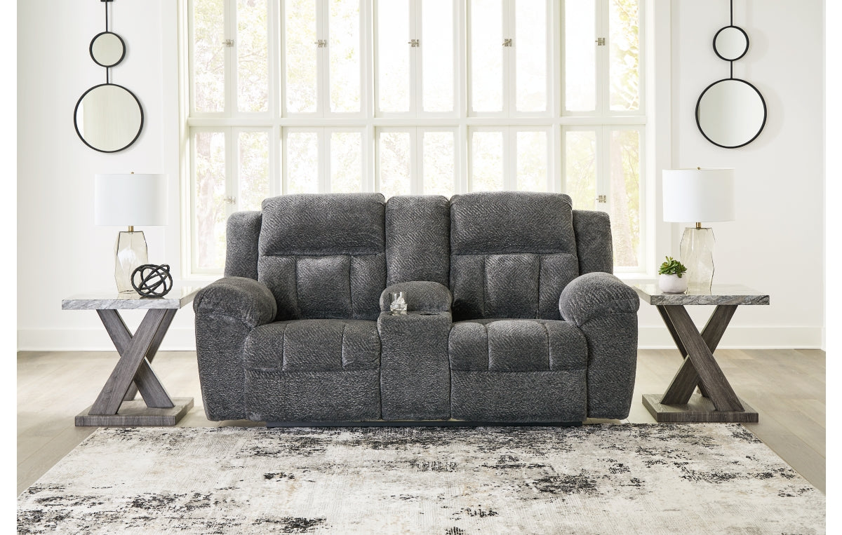 Frohn Reclining Loveseat with Console