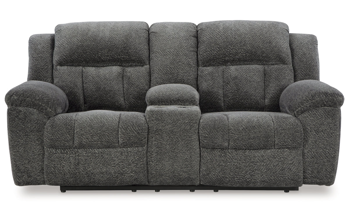 Frohn Reclining Loveseat with Console