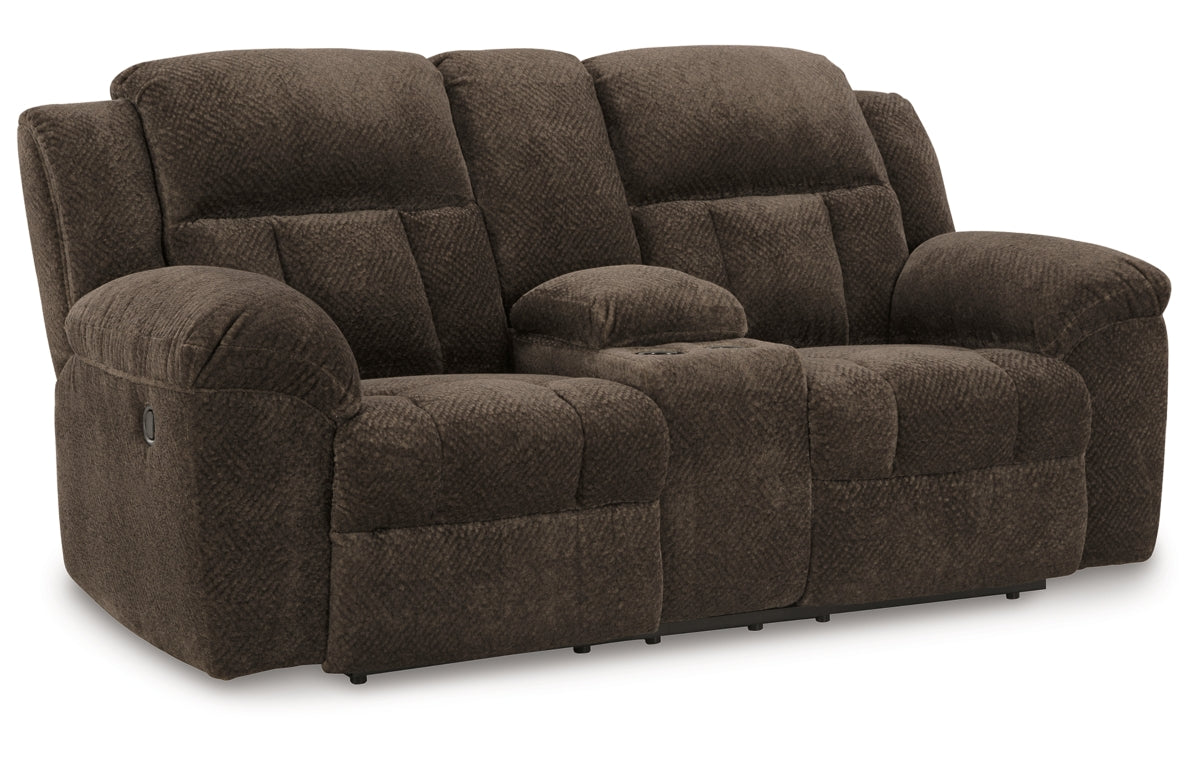 Frohn Reclining Loveseat with Console