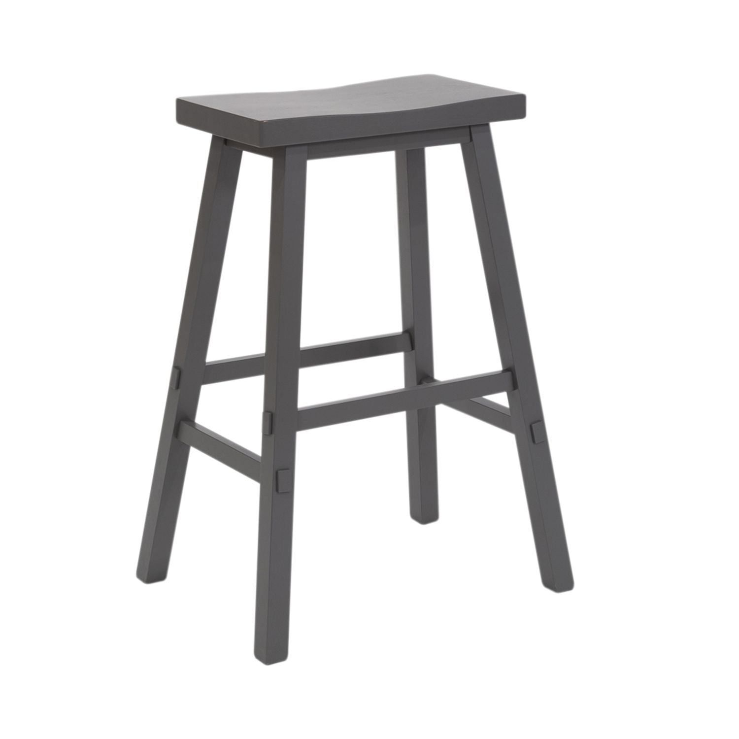 Creations 24 Inch Sawhorse Counter Stool- Gray
