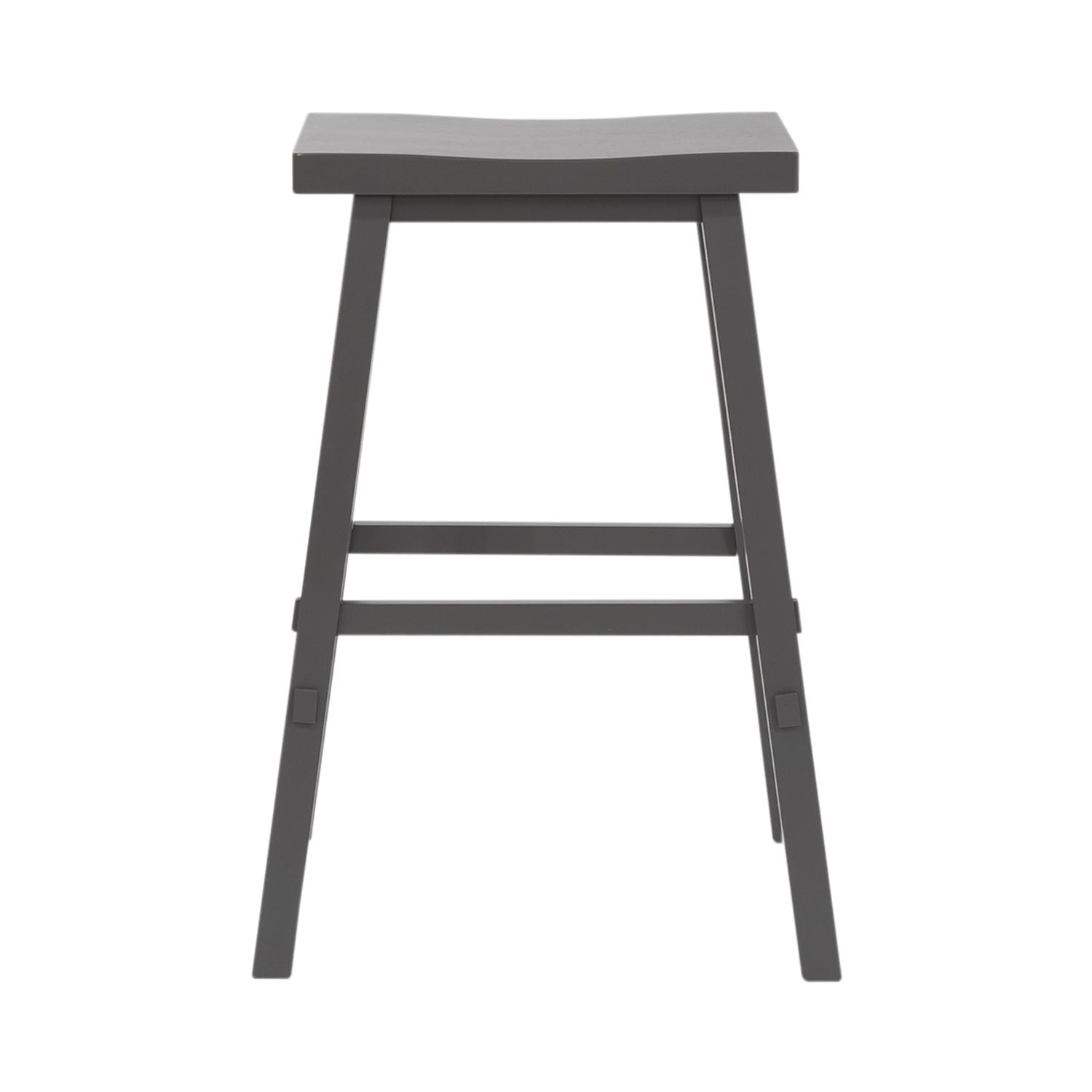 Creations 24 Inch Sawhorse Counter Stool- Gray