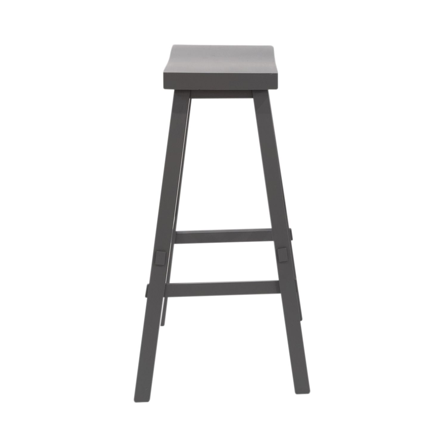 Creations 24 Inch Sawhorse Counter Stool- Gray