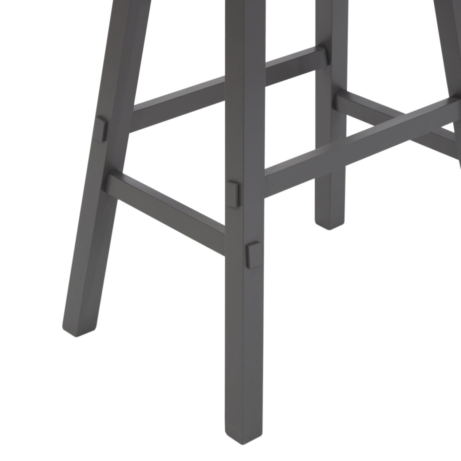 Creations 24 Inch Sawhorse Counter Stool- Gray