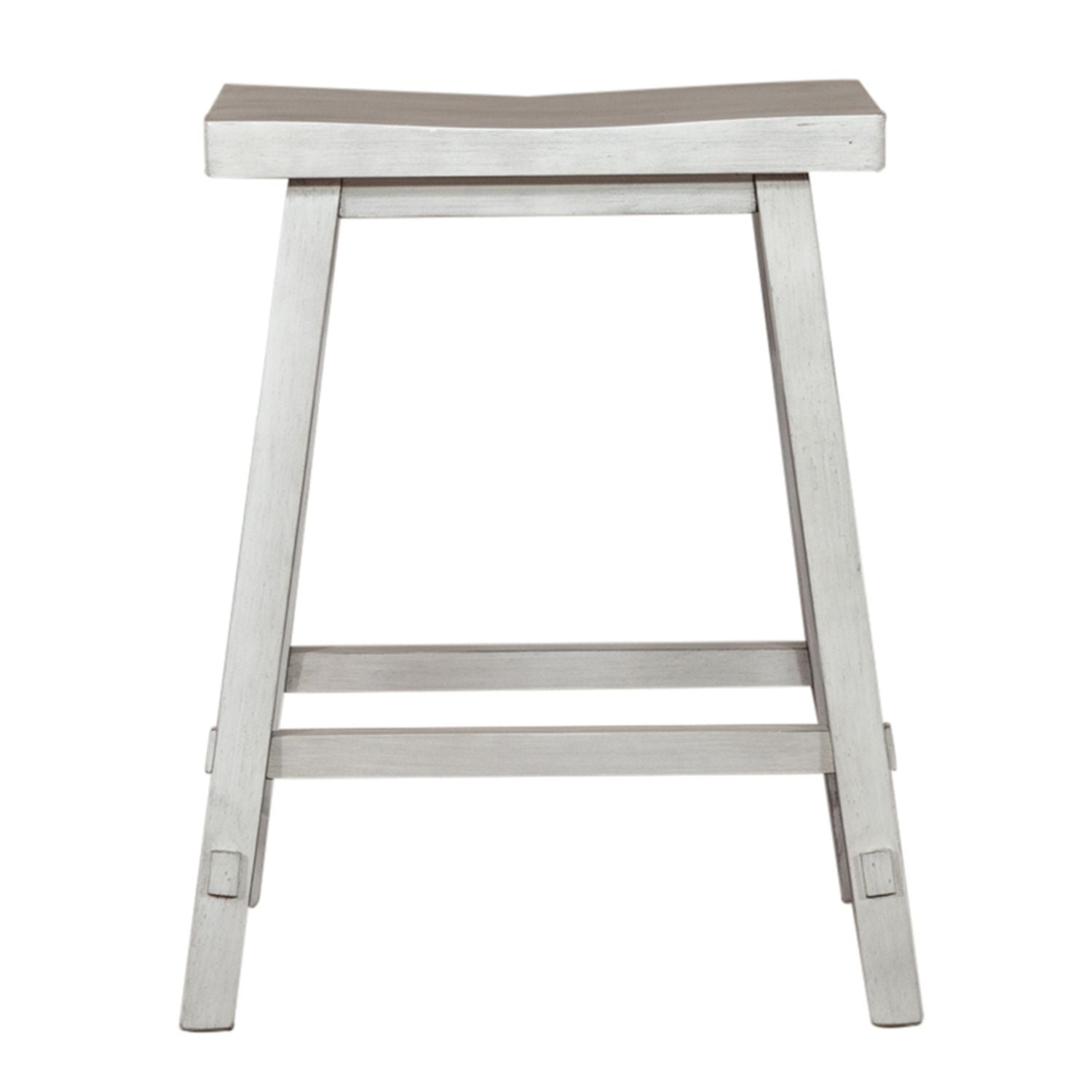 Creations 24 Inch Sawhorse Counter Stool - White