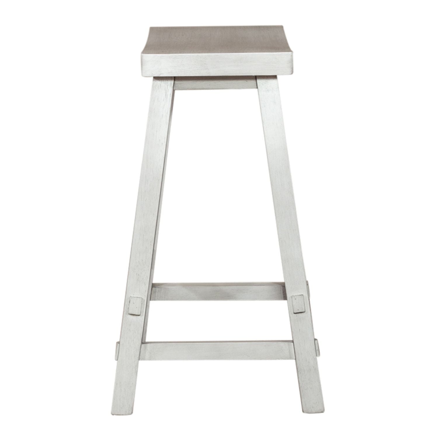 Creations 24 Inch Sawhorse Counter Stool - White