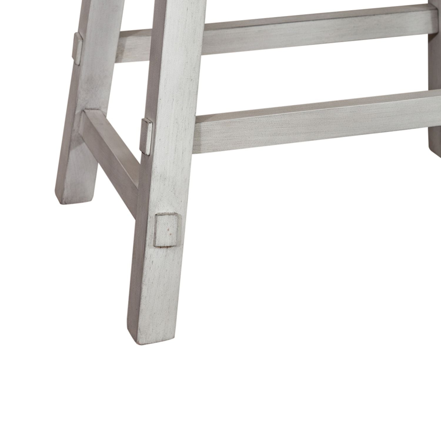 Creations 24 Inch Sawhorse Counter Stool - White