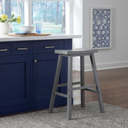 Creations 30 Inch Sawhorse Stool- Gray