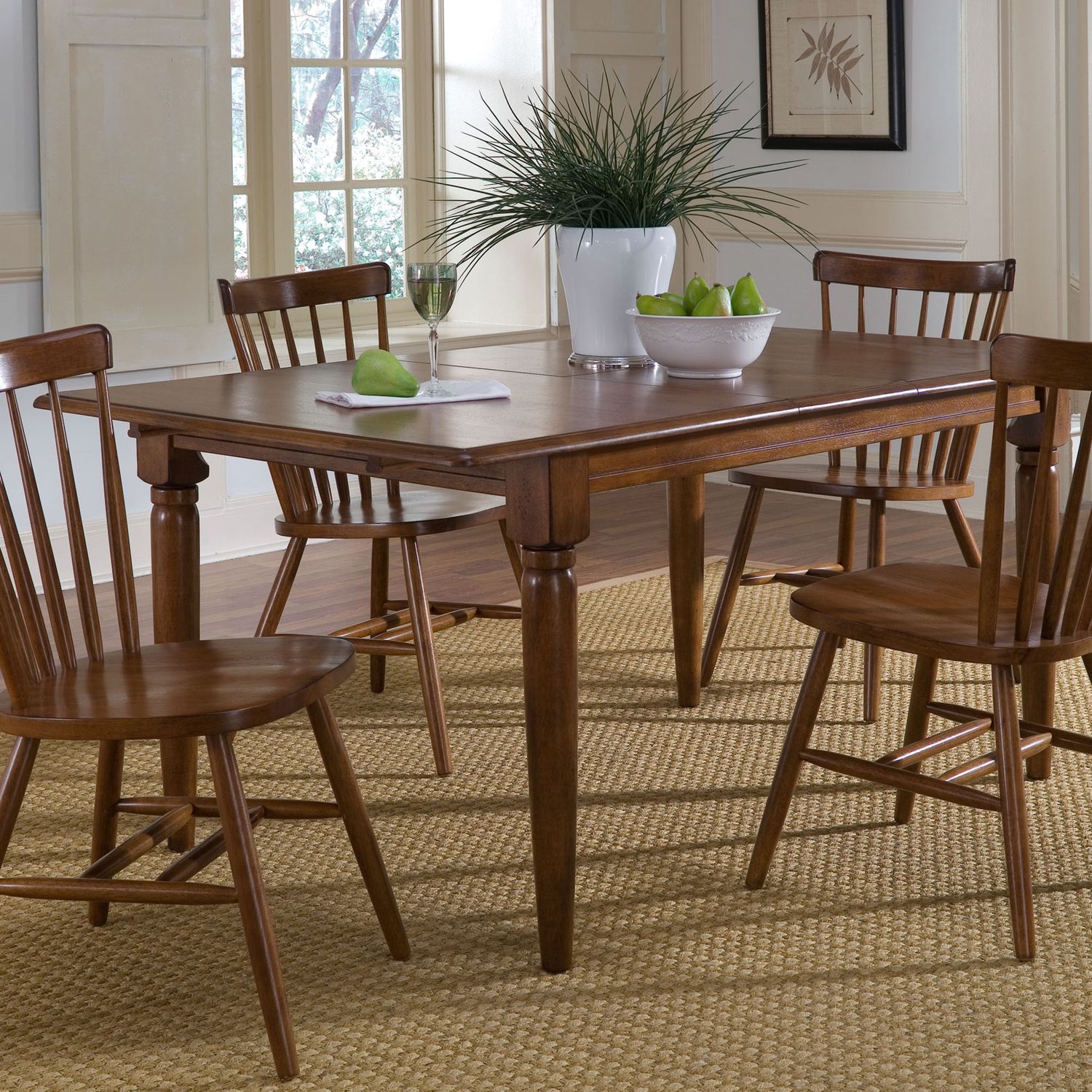 Creations Butterfly Leaf Table - Tobacco
