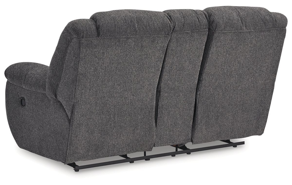 Foreside Reclining Loveseat with Console