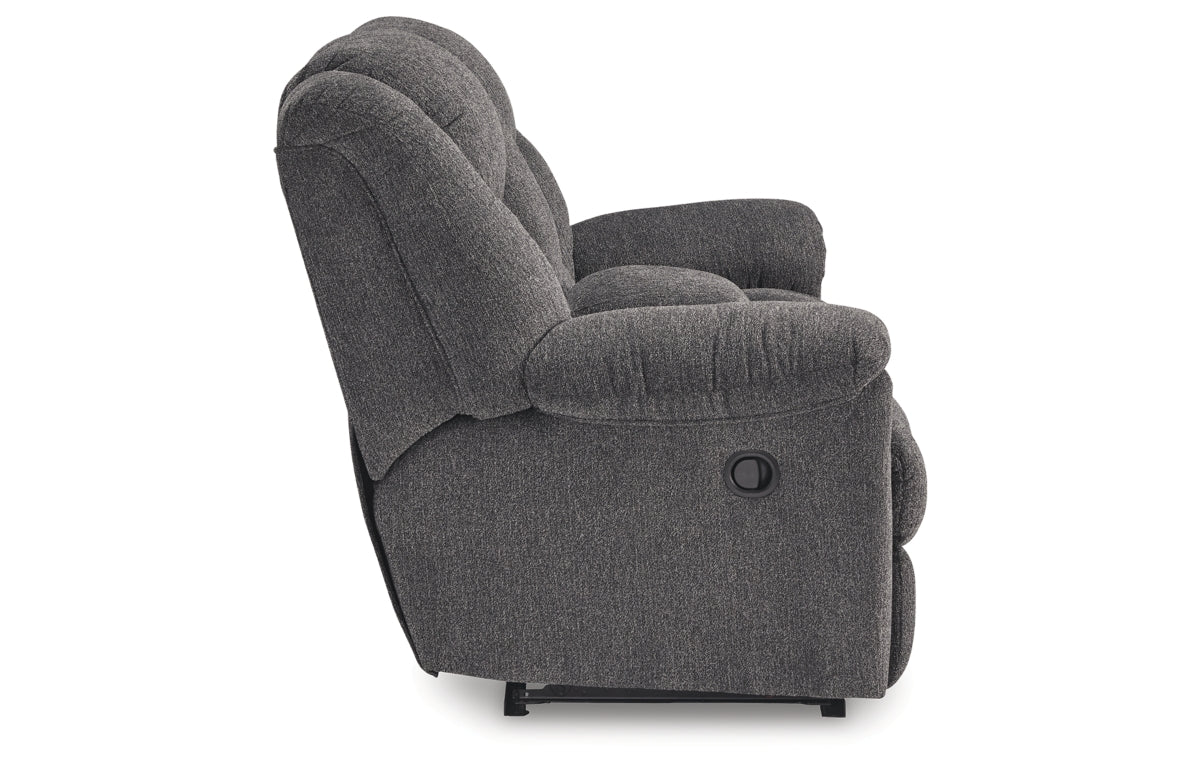 Foreside Reclining Loveseat with Console