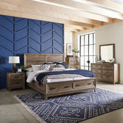 Ridgecrest King Storage Bed, Dresser & Mirror, Chest, Nightstand