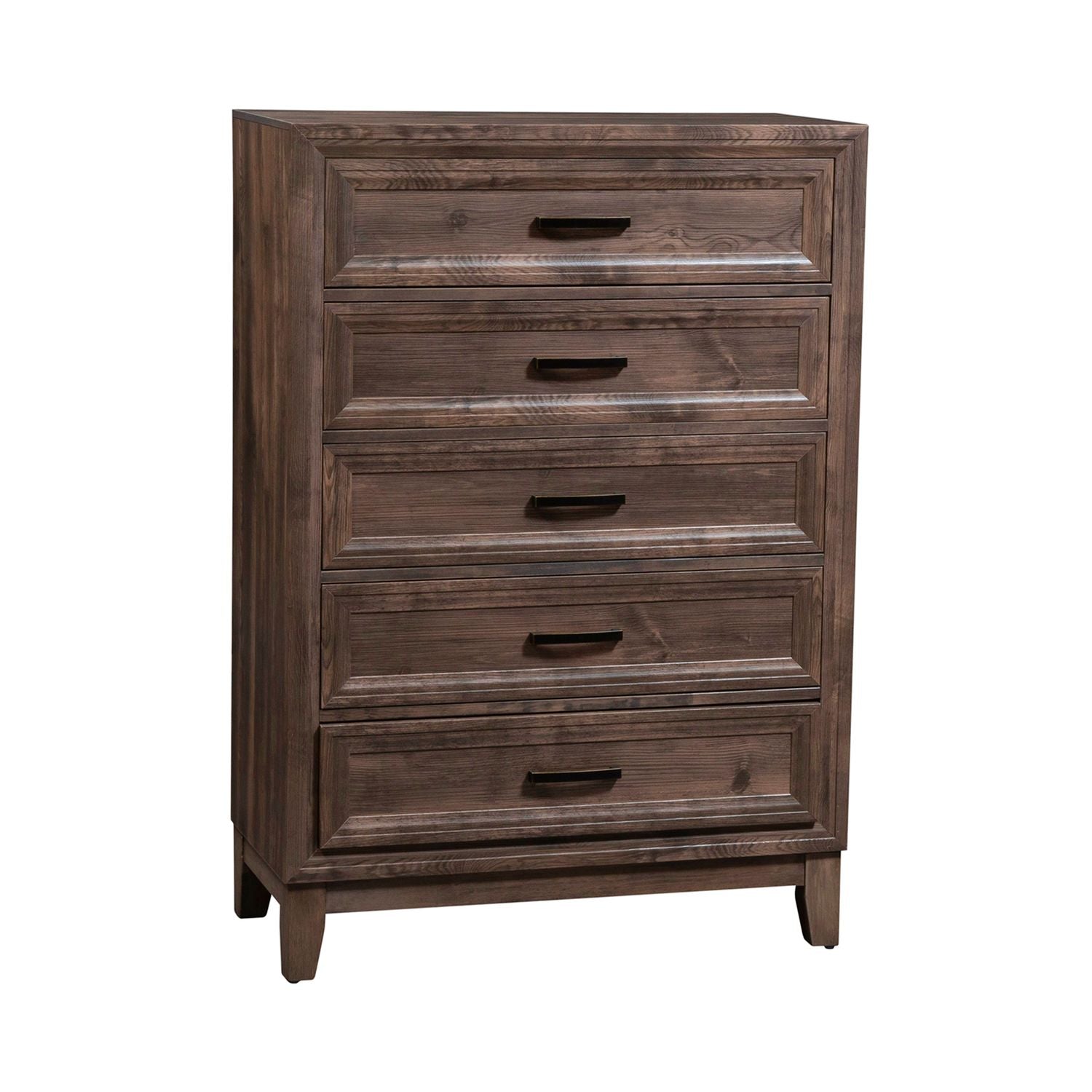 Ridgecrest Queen Panel Bed, Dresser & Mirror, Chest, Nightstand