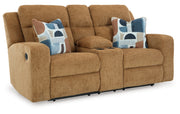 Kanlow Reclining Loveseat with Console
