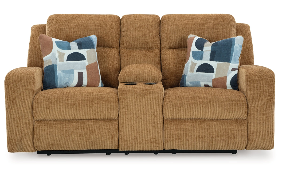 Kanlow Reclining Loveseat with Console
