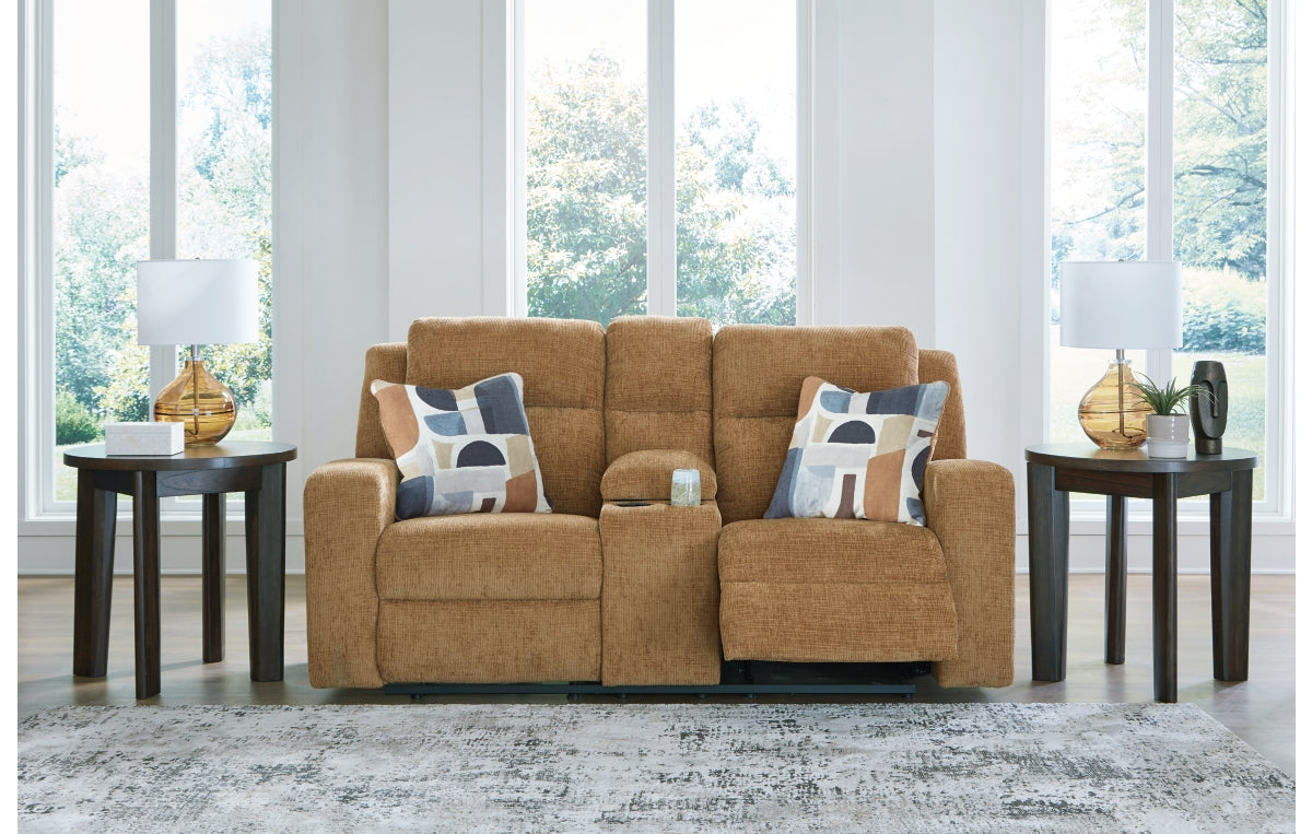 Kanlow Reclining Loveseat with Console