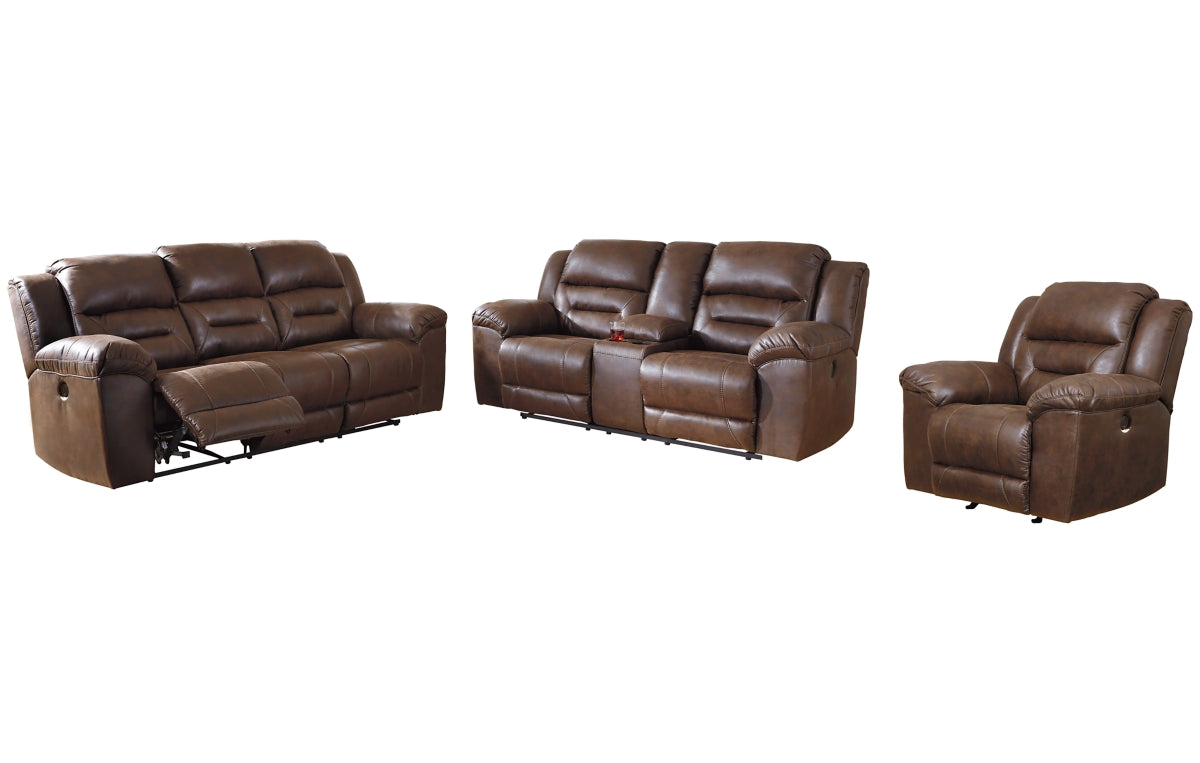 Stoneland Sofa, Loveseat and Recliner