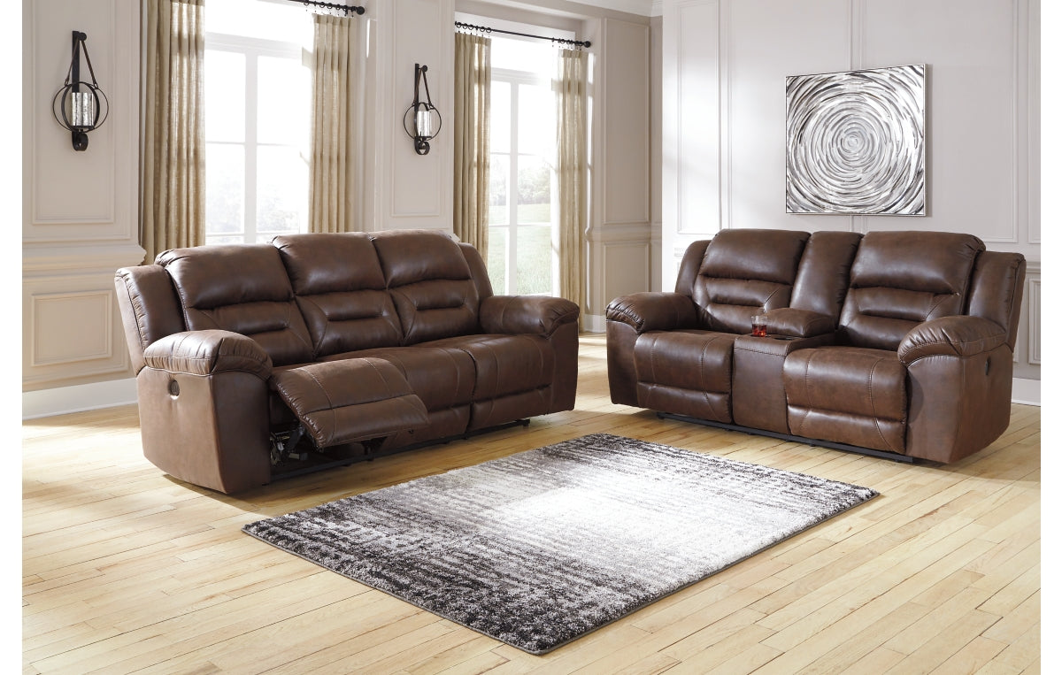 Stoneland Reclining Loveseat with Console