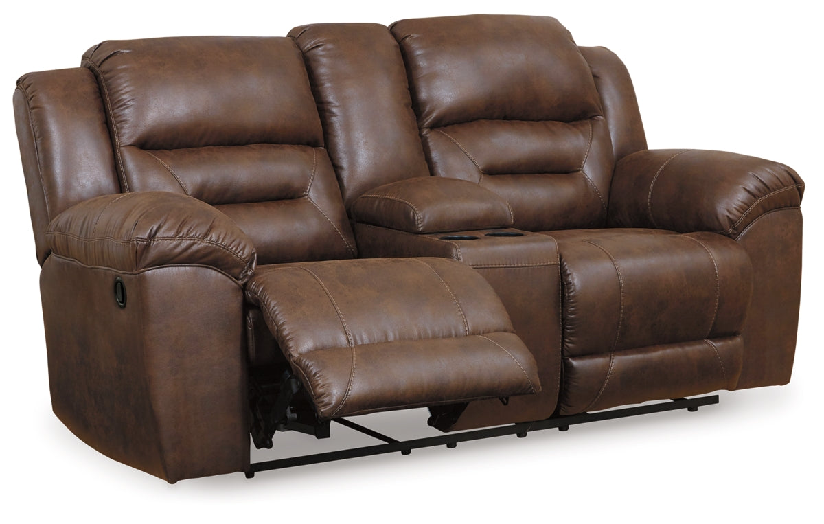 Stoneland Reclining Loveseat with Console