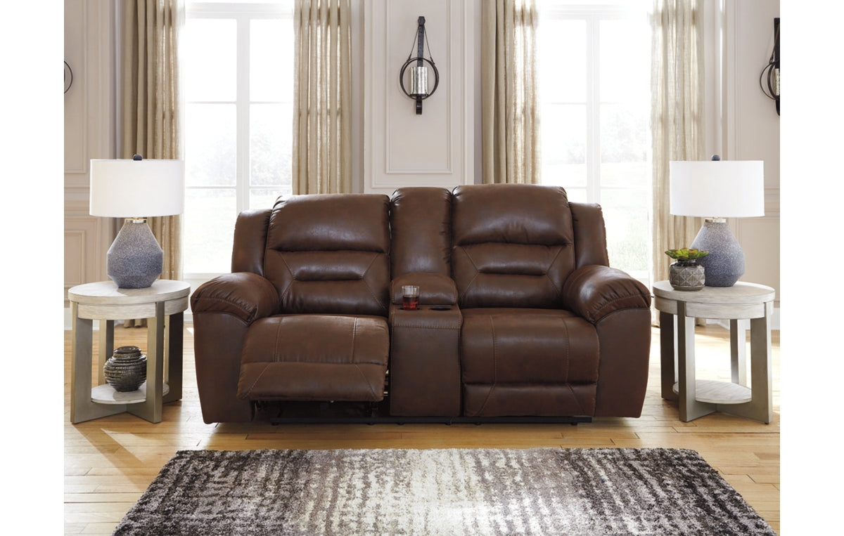 Stoneland Reclining Loveseat with Console