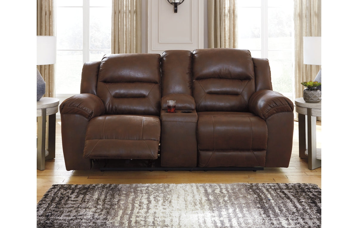 Stoneland Power Reclining Loveseat with Console