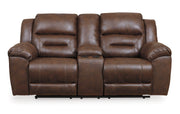 Stoneland Reclining Loveseat with Console