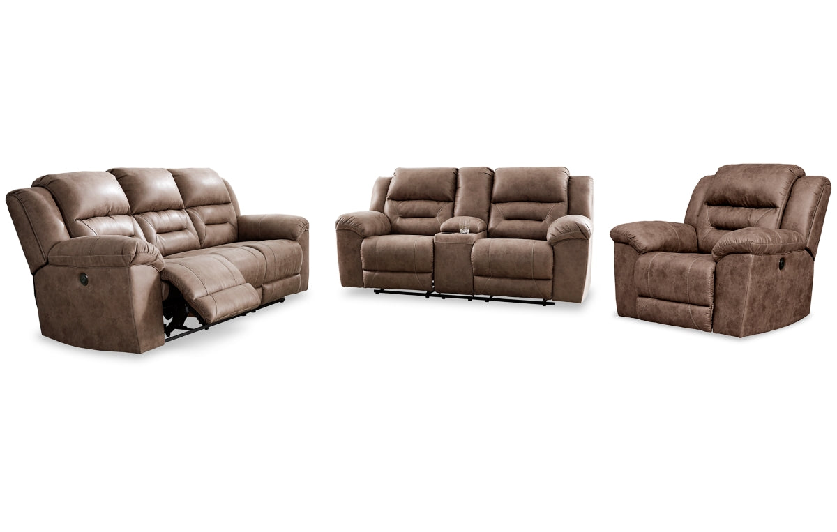 Stoneland Sofa, Loveseat and Recliner
