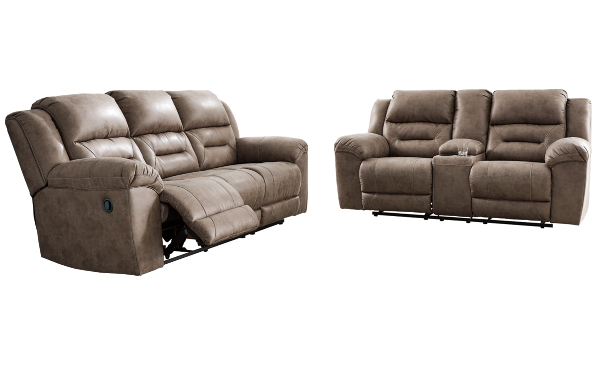 Stoneland Sofa and Loveseat
