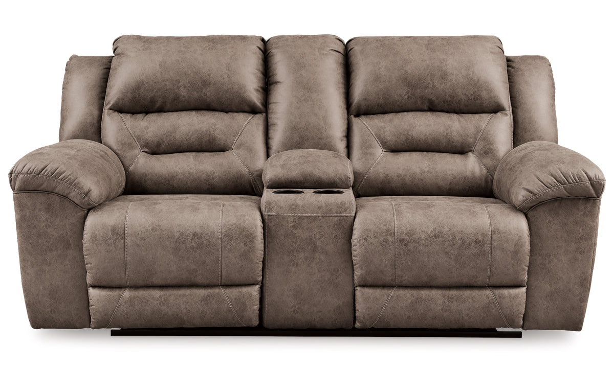 Stoneland Reclining Loveseat with Console