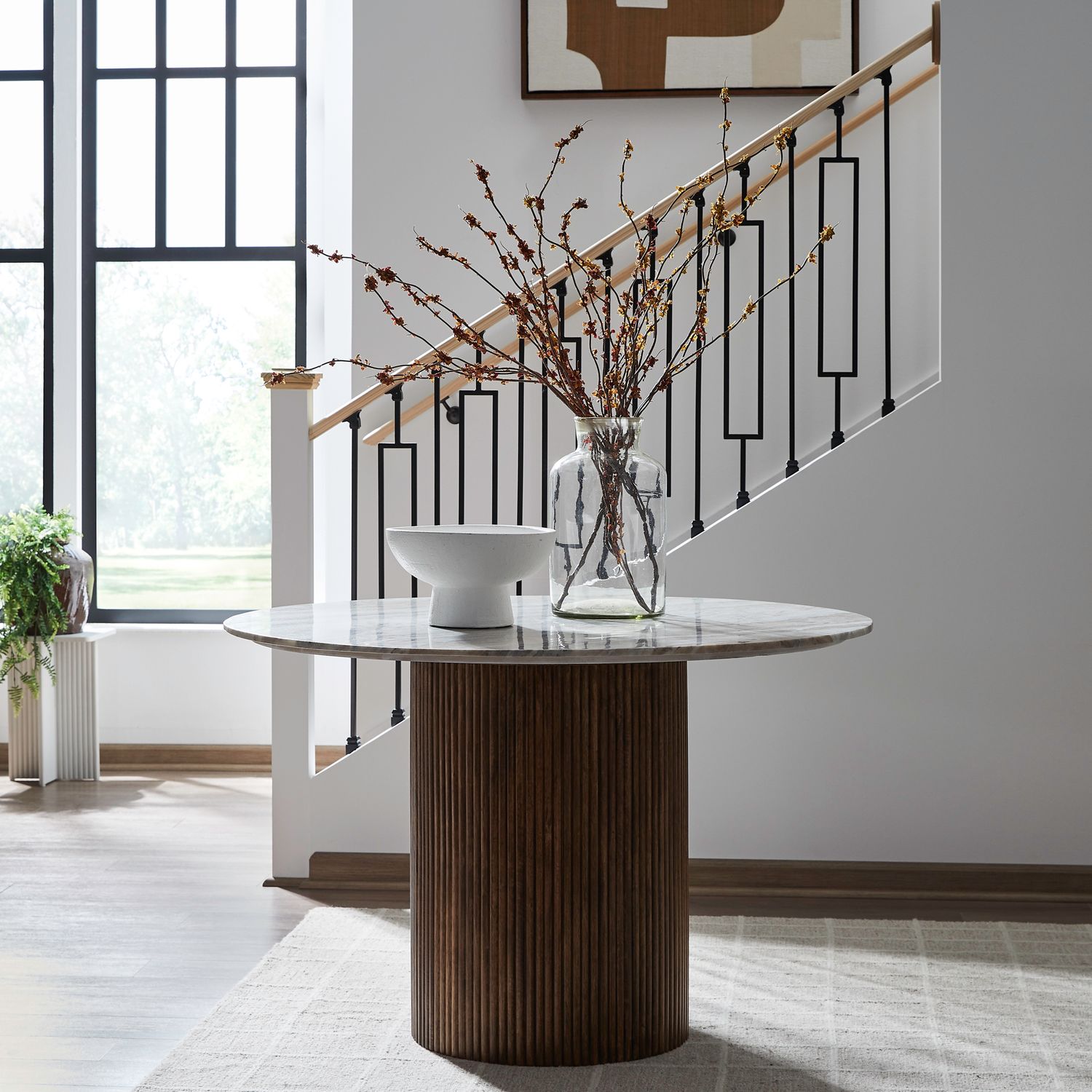 Kaleidoscope Pedestal Table Set