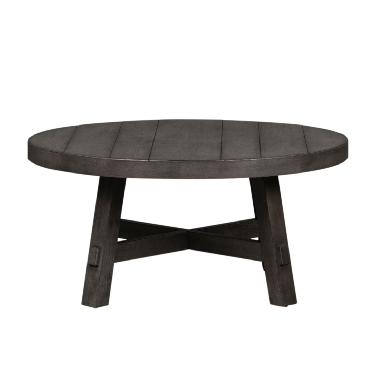 Modern Farmhouse Splay Leg Round Cocktail Table