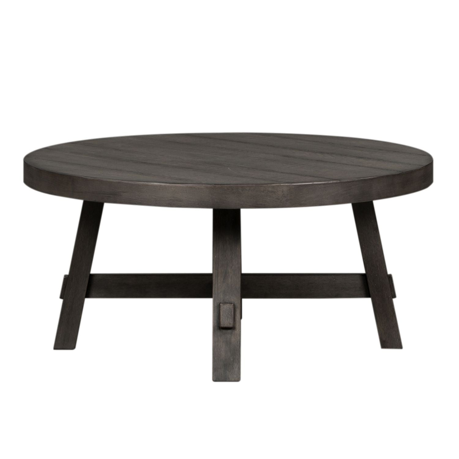 Modern Farmhouse Splay Leg Round Cocktail Table