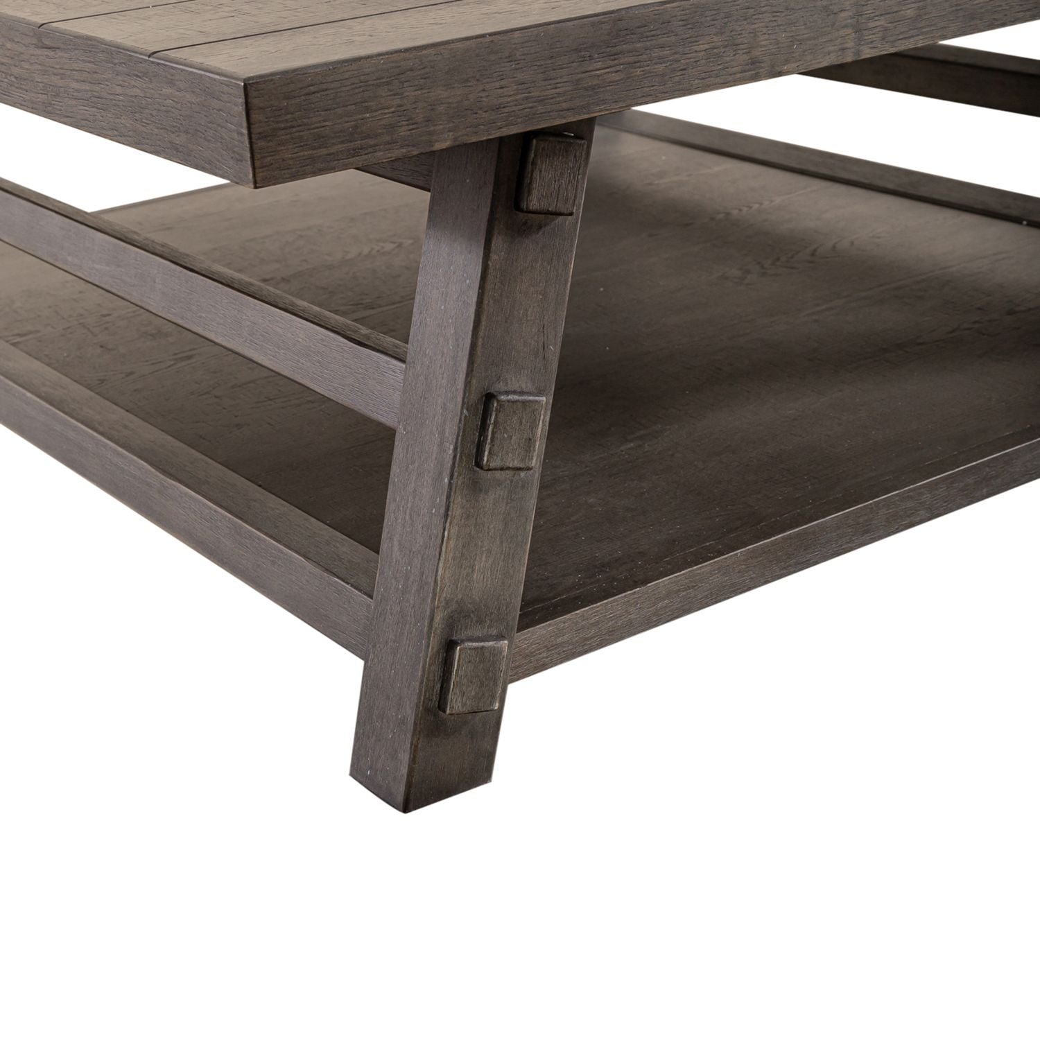 Modern Farmhouse Oversized Square Cocktail Table