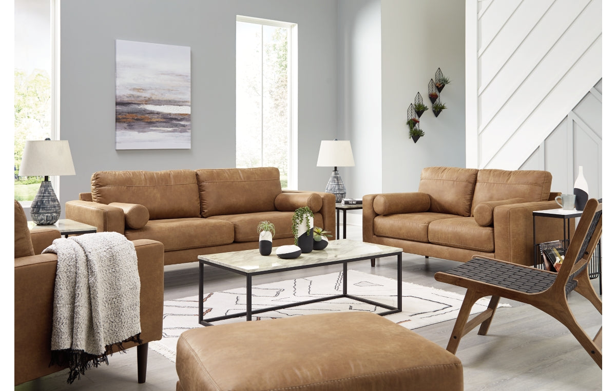 Telora Sofa, Loveseat, Chair and Ottoman