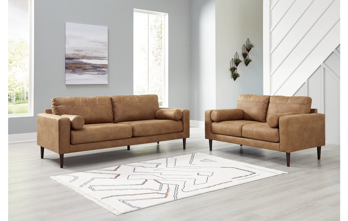Telora Sofa, Loveseat, Chair and Ottoman